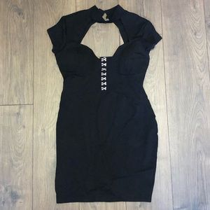 90’s black dress